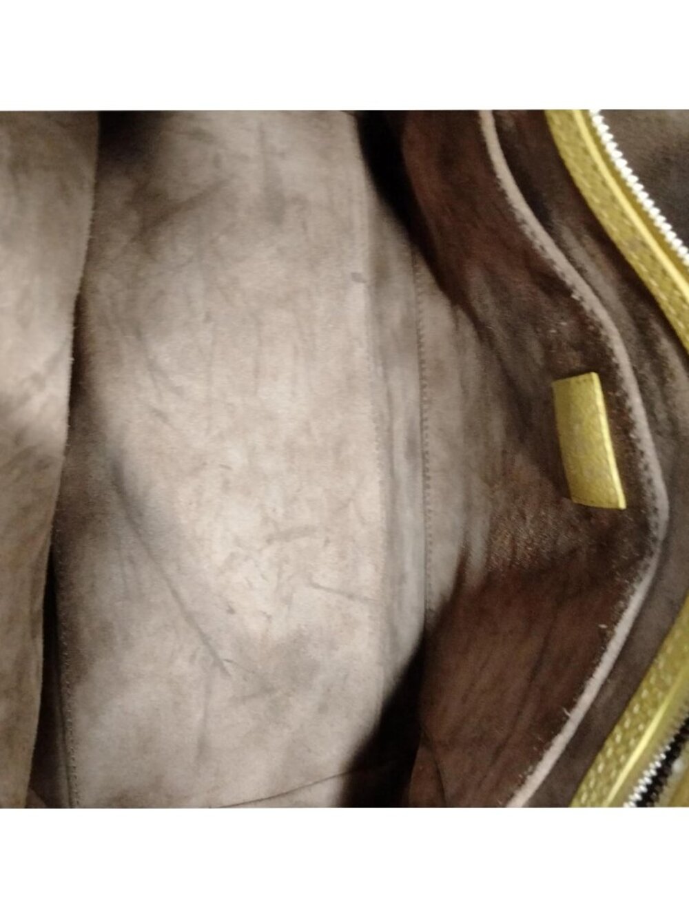 Authentic Louis Vuitton Sofia Coppola SC Bag PM Yellow Leather Satchel Crossbody - Picture 12 of 16